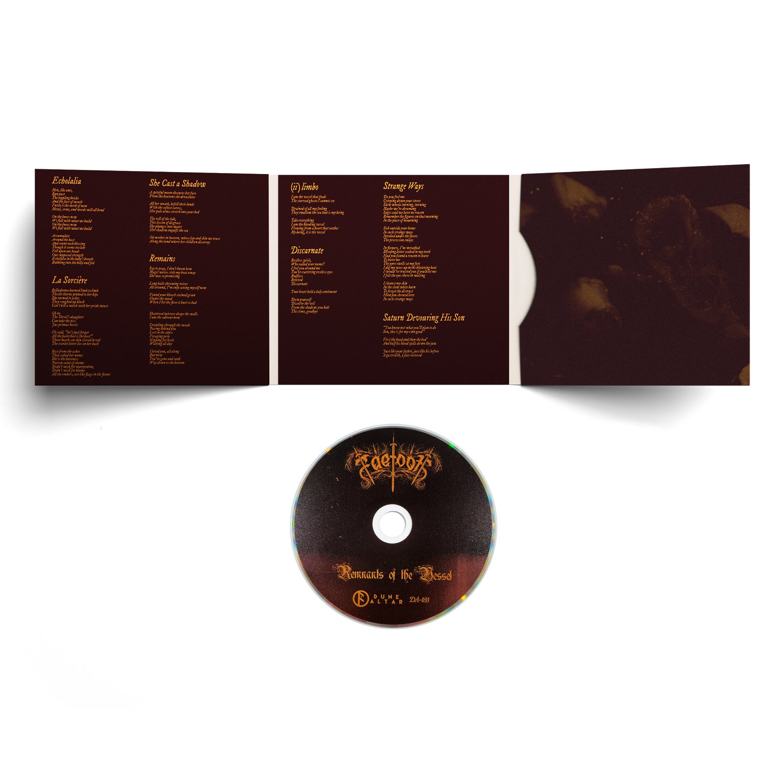Faetooth - Remnants of the Vessel (CD) | Dune Altar